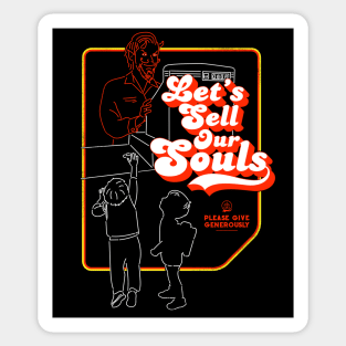 Devil Souls Halloween Horror Sticker